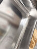 【爆款好物】不锈钢烤鱼盘烤面包盘子烧烤小龙虾盘干锅长方形盘 大号浅款 实拍图