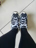 斯凯奇圣诞礼物加绒黑白金|冬女鞋冬季复古熊猫运动鞋保暖老爹鞋896268 实拍图