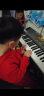 Ringway吟飞61键电子琴初学者 成年入门 儿童考级幼师 专业家用便携TB100 TB100银灰色电子琴+X琴架+X琴凳 实拍图