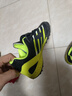 回力童鞋儿童足球鞋2025春季新款男童碎钉软底防滑训练鞋学生运动鞋 黑荧光绿 36码 内长约23.8cm 实拍图