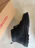 卡帝乐鳄鱼（CARTELO）鞋子男冬季高帮加绒休闲棉鞋男鞋英伦皮鞋男潮板鞋靴 黑棕加绒 42 实拍图