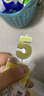 欧妮姿生日装饰生日蜡烛数字创意蛋糕蜡烛卡通彩色蜡烛马卡龙色数字5 实拍图