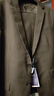 奢树（SHESHU）西服套装男士商务正装西装修身职业装套西新郎服结婚礼服 黑色两粒扣【西服+西裤】 180A 实拍图