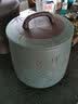 紫来顺 原矿紫砂8饼罐松竹梅套装普洱储存罐家用中号茶缸手工茶桶 岁寒三友-竹 粉绿泥 实拍图