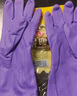 东亚手套轻便加绒保暖加厚耐磨家务清洁厨房洗碗洗衣服防水耐用型 2双-加绒保暖-紫 L码 实拍图