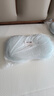 京严肚皮枕头慢回弹颈椎枕睡眠记忆棉护颈枕学生宿舍枕芯靠垫午睡抱枕 猫肚皮触感【天空蓝】+透气枕套 7cm 加大枕面/揉捏不变形-60*35*9/ 实拍图