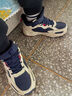 361°儿童棉鞋25冬男女童3-14岁加绒保暖革面户外运动鞋 蓝38 实拍图