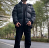 骆驼炽云羽绒服男女户外保暖鸭绒百搭情侣面包服冬城市轻户外 黑色，男款 M 实拍图