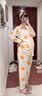 9i9孕妇月子服短袖短裤哺乳衣夏季纯棉纱布睡衣产后喂奶服套装熊猫L 实拍图