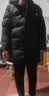 皮尔卡丹（pierre cardin）棉服秋冬季中长款男士男舒适简约户外防风连帽 黑色 2XL 实拍图