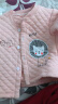 童港湾婴儿薄棉衣套装春秋款保暖内衣宝宝南极棉两件套新生儿童外套 背带粉色 73CM/3-7个月 实拍图