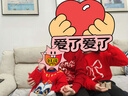 巴拉巴拉童装儿童毛衣男童女童秋冬2025小童套头针织衫拜年服208125103204 实拍图