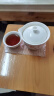 一壶三杯旅行茶具手抓壶羊脂玉白瓷功夫茶具套装便携茶杯泡茶壶 荷韵飘香-1手抓壶+3茶杯（配包） 晒单实拍图
