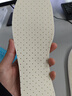 纯羊毛保暖鞋垫男加绒加厚乳胶皮毛一体羊毛100%棉鞋垫女冬季防寒 1双装-米色【100%纯羊毛】 4546码 实拍图
