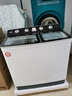 海鸥（SEAGULL）20公斤双桶不锈钢内桶半自动洗衣机纯铜电机双缸杠大容量家用商用经久耐用洗脱分离 25公斤铜电机【洗涤钢桶】脱水平衡 实拍图