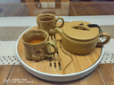 藏壶天下 宜兴紫砂杯主人杯 品茗杯个人杯茶碗 岁寒三友小杯单只 段泥红花款 实拍图
