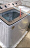 双鹿商用家用洗衣机半自动双桶双缸大容量洗脱一体机 宾馆酒店饭店用大双杠双筒洗衣机 22公斤【纯铜电机+双不锈钢桶+加厚箱体】 实拍图