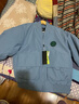 森马森马棉服男春秋季外套宽松三防科技感棒球领运动风衣多穿 牛仔蓝80317 170/88A/M 实拍图