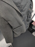 罗蒙（ROMON）西服男士春秋季毛呢西装男商务休闲上衣服外套男装 灰色加棉 M 实拍图