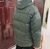 京东京造户外羽绒服连帽三防面包短款羽绒服男士外套 踪野绿 XL 实拍图