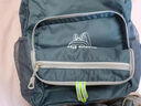 回力户外旅行包男轻便旅游登山包多功能可折叠双肩背包女防水皮肤包 灰绿【可折叠 面料升级款】 实拍图