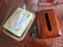 侑家良品胡桃木纸巾盒客厅抽纸盒实木纸抽盒桌面简约收纳盒  实拍图