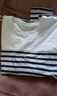 佐丹奴T恤女纯棉条纹海军风海魂衫开叉下摆圆领长袖t恤女13322802 实拍图