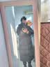 匹克（PEAK）长款羽绒服女夏季新款连帽过膝运动外套御寒防风百搭羽绒服 黑 XL 实拍图