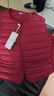 波司登（BOSIDENG）【反季】轻薄羽绒服90绒女短款露营徒步拿捏温差休闲保暖马甲背心 熔岩红1251 S 160/84A 实拍图