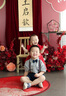 罗蒙儿童演出服背带套装男童衬衣夏款休闲 蓝色短款背带套装 110 实拍图