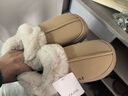 朴西棉拖鞋女士冬季包跟室内家居保暖厚底月子棉鞋女款外穿秋冬季 卡其 均码 (245mm) 适合37-38 实拍图