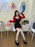 ZHR单鞋女甜美镜面jk鞋子女厚底玛丽珍鞋复古英伦小皮鞋KN36黑色37 实拍图