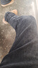 吉普（JEEP）加绒加厚高端男士牛仔裤男2025秋冬新款宽松直筒弹力休闲裤子男裤 实拍图