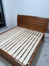 果真乌金木实木床家用卧室婚床现代中式全实木床1.8米双人床 上风上水系列【1.8米普通床】 实拍图