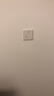施耐德开关插座面板 皓呈奶油白色暗装五孔插座 二三插86型墙壁插座 五孔带双控【新国标】 实拍图