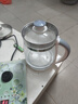 适用美的养生壶配件通用壶体壶身单壶玻璃杯烧水壶高硼硅 四环白色 实拍图