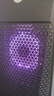 宁美 定制 N系列 台式电脑机箱风扇 主机散热风扇 LED 炫光 12CM 静音 降温 /单拍不发货/搭配主机下单 黑色无光机箱风扇 实拍图
