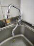 友莱卫浴（Yoroow）多功能三通洗碗机龙头可接洗衣机池台盆4分6分通用厨房双出水龙头 【冷热】矮款三通台盆龙头 实拍图