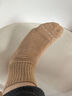 天彩 彩棉毛圈加厚中筒袜男女情侣款袜子 均码 4双装 男6227-1深棕 实拍图