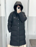 李宁长款棉服羽绒服男士冬季新款保暖运动休闲外套运动服 黑色-1(长棉服） M 实拍图