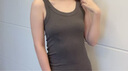 棉客诚品女士背心女螺纹内搭打底圆领宽肩带打底上衣纯色极简内衣 深灰XL 实拍图
