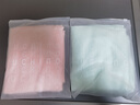 内野（UCHINO）棉花糖方巾无捻纱柔软洗脸毛巾儿童毛巾方巾口水巾粉色 实拍图