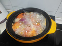 康特耐（KTN） 砂锅煲汤明火燃气耐高温浅口陶瓷沙锅炖肉菜电磁炉明火通用1千味 天子黄（适用1-2人） 0.9L 实拍图