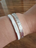 CS中国白银集团 满天星纯银手镯女999足银开口实心镯子生日礼物女 满天星 流光开口款【25g】 实拍图
