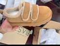 百思图商场同款户外运动雪地靴女低靴L5628DM4 驼色 37 实拍图