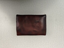 养牛人男士复古头层牛皮短款钱包青年真皮钱夹休闲驾驶证一体包小零钱包 复古咖啡色 实拍图