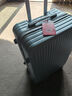 广璐迪高颜值铝框学生拉杆行李箱男小登机旅行箱子女结实耐用密码皮箱包 颜值拉链箱/天晴蓝-防水耐磨 26英寸 大容量 实拍图