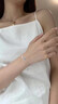 中国黄金 S925银月光鱼尾手链女时尚高级手环饰品生日情人节礼物送女友 【浪漫玫瑰礼盒】*八仓发货/极速送达 实拍图