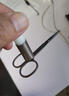 阿嚓热鼻毛剪A1p181-圆头剪刀修眉小剪美目双眼皮贴假睫毛美容小巧安全 圆头纯钢鼻毛剪刀 1件 实拍图