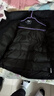 雪中飞【成毅同款】【鹅绒】男女同款羽绒服貉子毛领中长羽绒服工装保暖 黑色|8056 XL 180/100A（尺码偏大选小一码） 实拍图